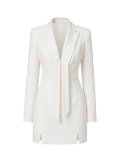Vestito bianco corto