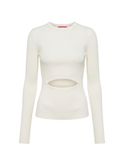 Maglia M-Peris con cutout bianca