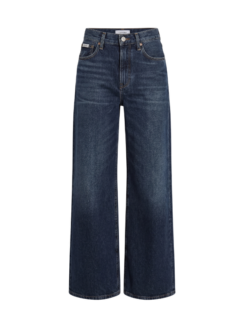 Jeans wide leg tinted