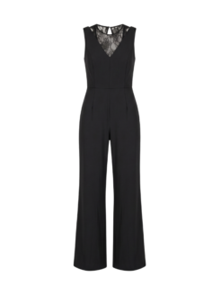 Tuta elegante con inserto in tulle