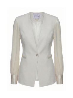 Blazer sartoriale bianco