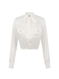 Camicia raso jacquard