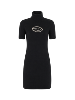 Vestito a collo alto nero