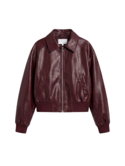 Giacca bomber bordeaux