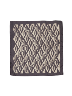Foulard con stampa nero