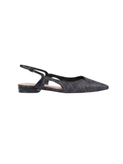 Ballerine sling Vivien nere