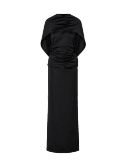 Vestito nero con scollatura