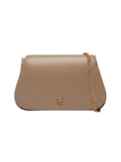 Borsa a tracolla in similpelle beige