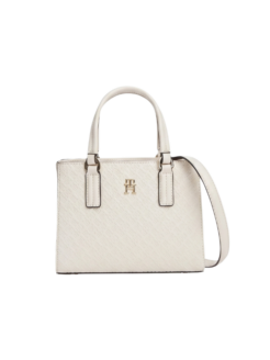Borsa a tracolla TH Daily Mini Tote Mono bianca