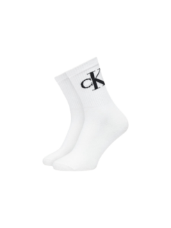 Calzini in cotone elasticizzato bianchi