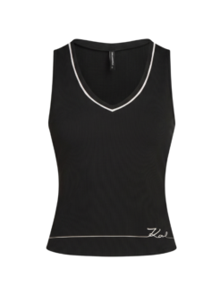 Canotta lounge tank nera