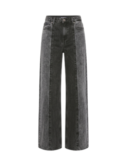Jeans Relaxed Blocked washed black