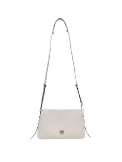 Borsa a tracolla Mini One, Two, Three bianca