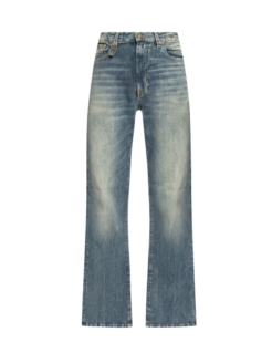 Jeans dritti a vita media