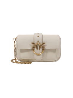 Borsa a tracolla Love One crema