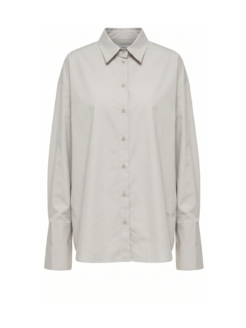 Camicia oversize grigia