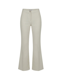 Pantalone beige flare