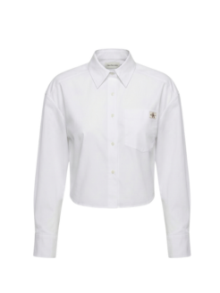 Camicia cropped bianca