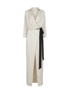Vestito con cintura laterale