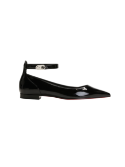 Ballerine in pelle lucida nera